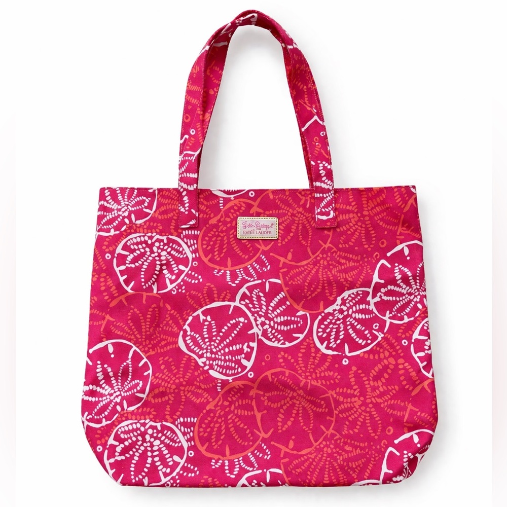 Lilly Pulitzer Estée Lauder tote bag super cute